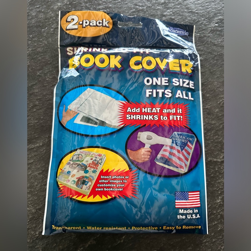 Back to School Shrink to fit Book Covers